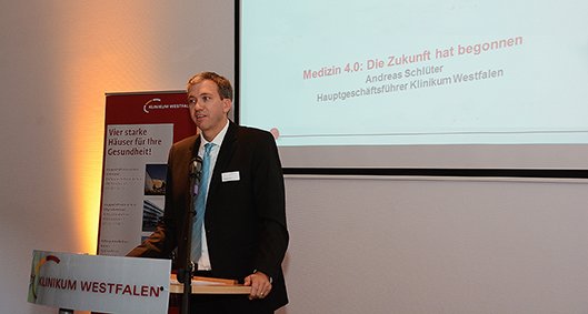 Klinikum trifft Westfalen - Hauptgeschäftsführer Andreas Schlüter referiert zum Thema Medizin 4.0