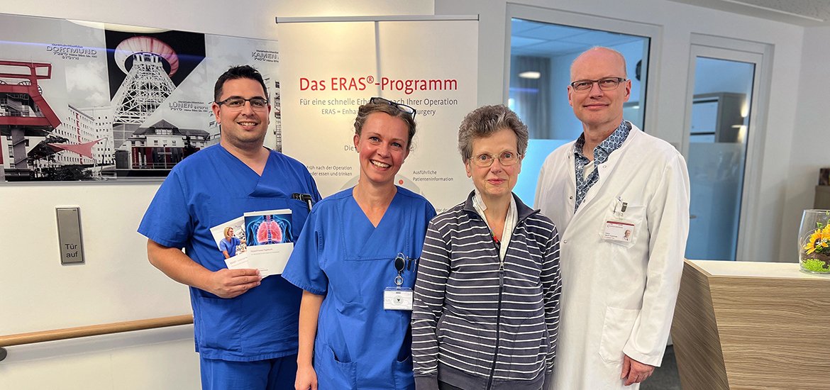 Ärzte, Schwestern und Patienten freuen sich über den guten Start des ERAS-Programms.