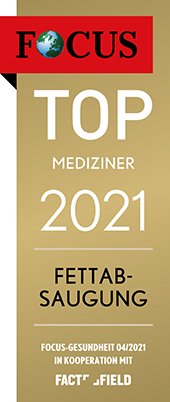 Focus Siegel Top Mediziner 2021 Fettabsaugung