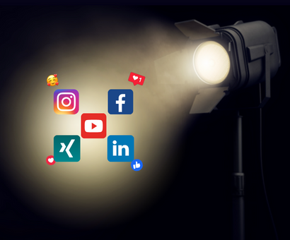 Social Media Symbole