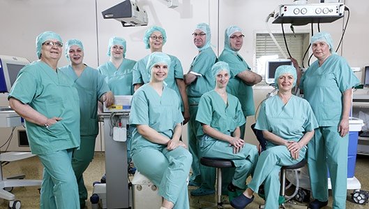 Team der Klinik für Anästhesie und Operative Intensivmedizin