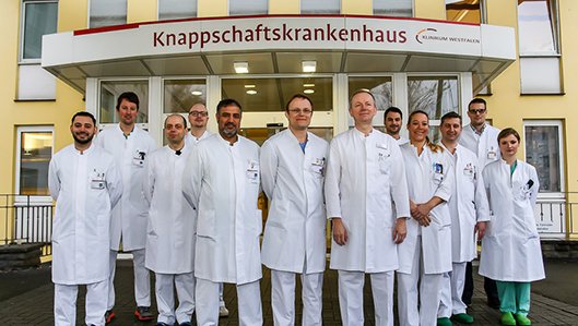 Das Ärzte-Team der Klinik für Urologie am Knappschaftskrankenhaus Dortmund