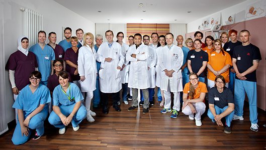 Team der Neurologie am Knappschaftskrankenhaus Dortmund
