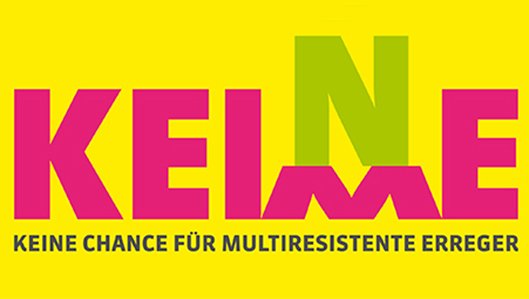 Initiative Keine Keime - Logo der Aktion - Keine Chance für Multirestistente Erreger