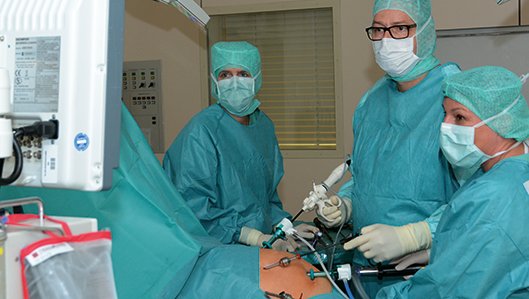 Minimalinvasive OP am Hellmig-Krankenhaus Kamen